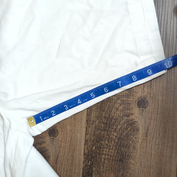 NWT Slate & Stone Tab Closure Shorts size 36x10" in Brilliant White - Picture 6 of 7